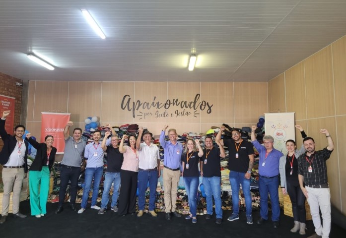 COOPAVEL: Campanha de Inverno arrecada 7,7 mil itens e atende três entidades assistenciais