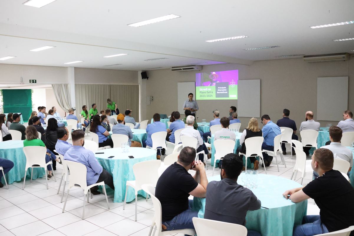 CRÉDITO: Sicredi Aliança PR/SP reúne parceiros técnicos para o lançamento do Ano Safra 2023/2024