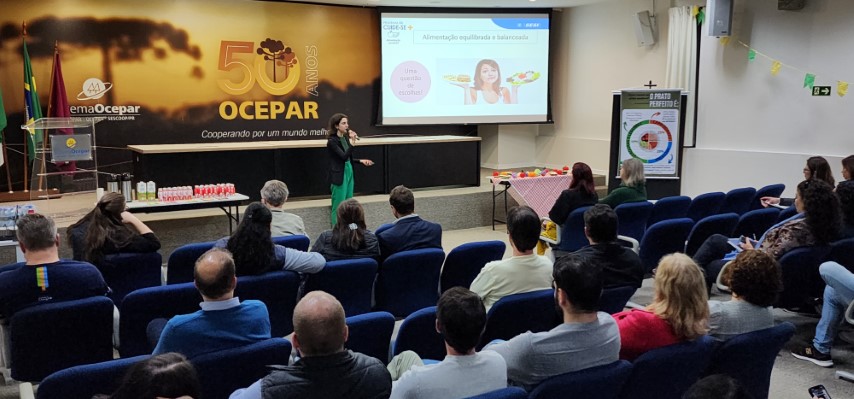SISTEMA OCEPAR: Cipa promove palestra sobre alimentação saudável e circuito de saúde