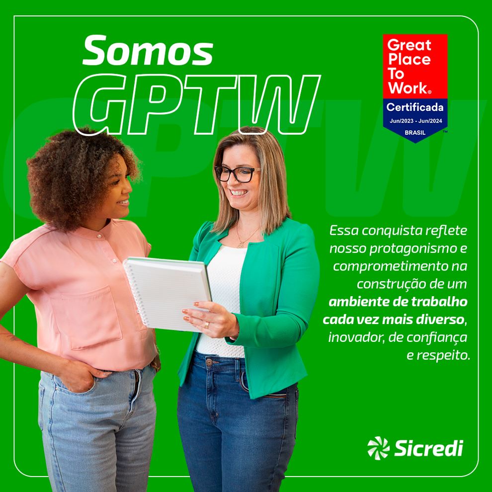 CRÉDITO: Sicredi Vale do Piquiri é reconhecido como uma das melhores empresas para trabalhar