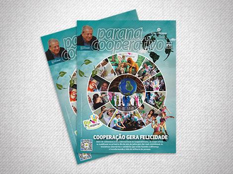 PR COOPERATIVO: Revista traz reportagem especial sobre o Dia C e as ações solidárias e voluntárias do cooperativismo 