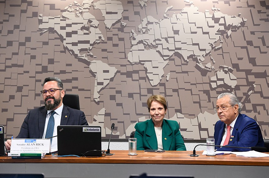 SENADO: Alan Rick é o novo presidente da Comissão de Agricultura