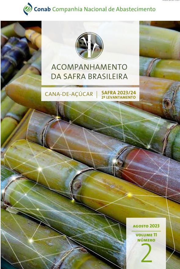 CONAB: Produção de cana-de-açúcar é estimada em 652,9 milhões de toneladas influenciada por boa produtividade