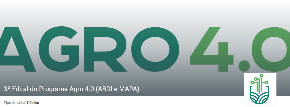 CONCURSO: Edital do Agro 4.0 vai disponibilizar R$ 375 mil para cada selecionado