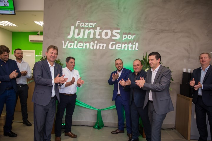 CRÉDITO: Sicredi Planalto das Águas PR/SP inaugura agência em Valentim Gentil