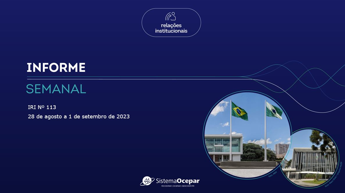 RELAÇÕES INSTITUCIONAIS: Informe destaca proposta orçamentária e votações na semana 