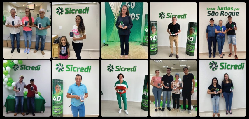 CRÉDITO: Sicredi Vanguarda realiza segundo sorteio da campanha de aniversário
