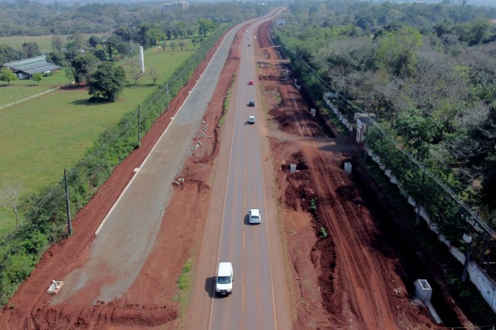 INFRAESTRUTURA: Duplicação da Rodovia das Cataratas, em Foz do Iguaçu, atinge 18,52%