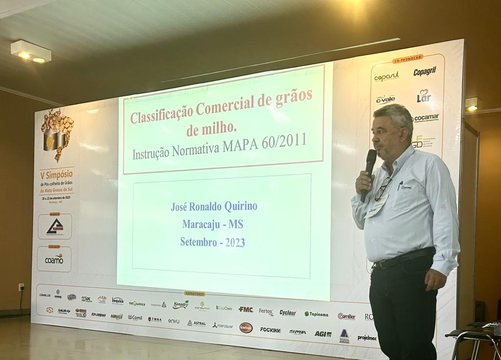 PÓS-COLHEITA: Presidente da Abrapos encerra Simpósio com palestra sobre classificação de grãos