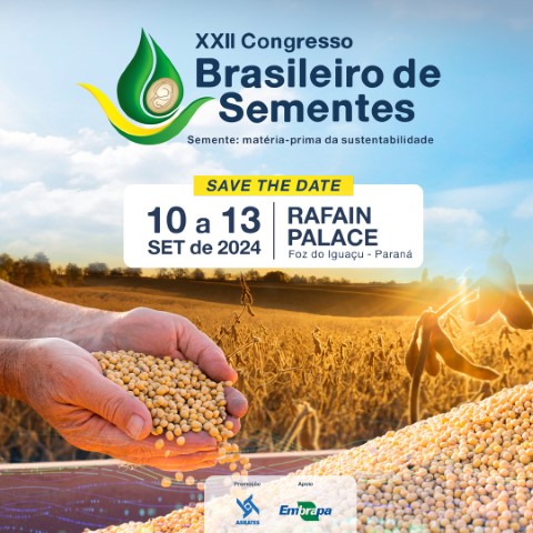 ABRATES: Associação anuncia sede do XXII Congresso Brasileiro de Sementes em 2024