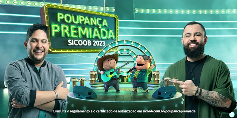 CRÉDITO: Sicoob inicia campanha Poupança Premiada e participantes concorrem a prêmios diariamente 
