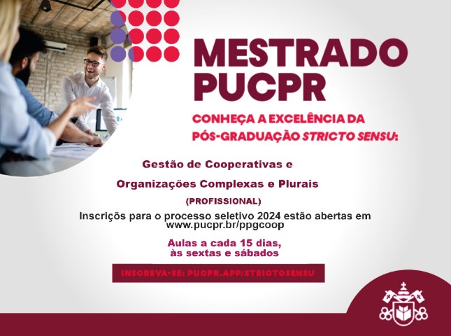 MESTRADO PROFISSIONAL: Inscrições para o processo seletivo de 2024 já estão abertas