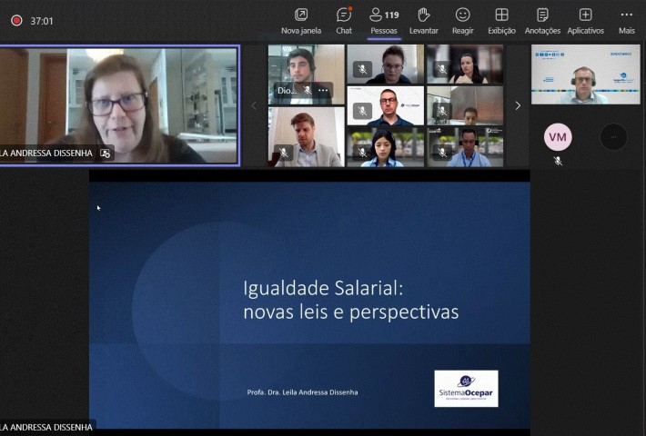 LIVE: Profissionais das cooperativas do PR discutem a Lei de Igualdade Salarial