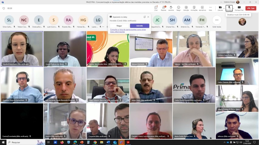 TRABALHO: Busnardo esclarece dúvidas das cooperativas sobre igualdade salarial