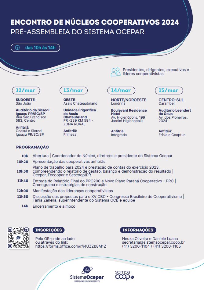 encontros nucleos 04 03 2024