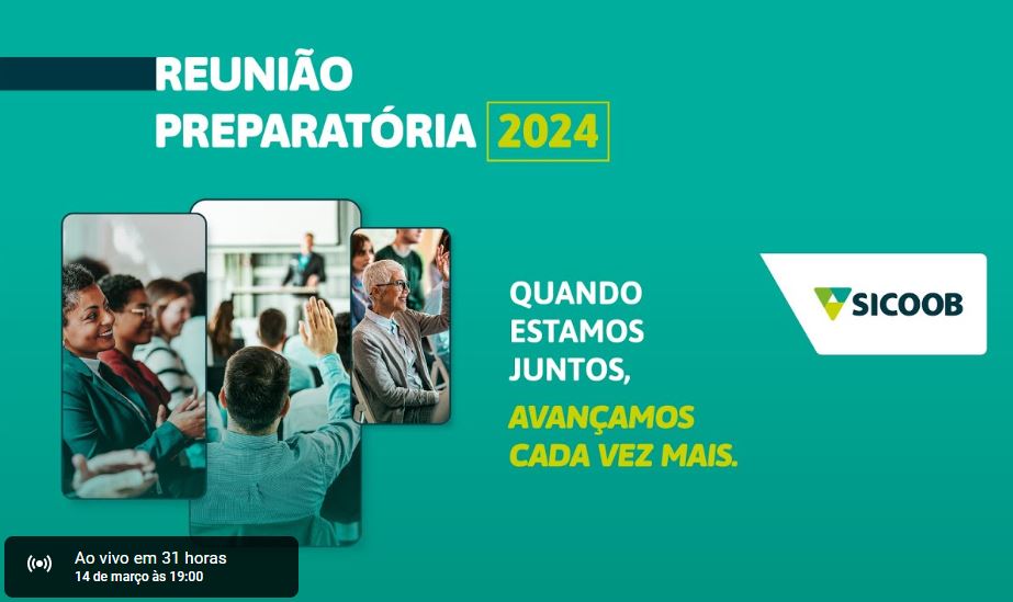 CRÉDITO: Sicoob sorteará R$ 75 mil em prêmios durante reunião on-line nesta quinta-feira