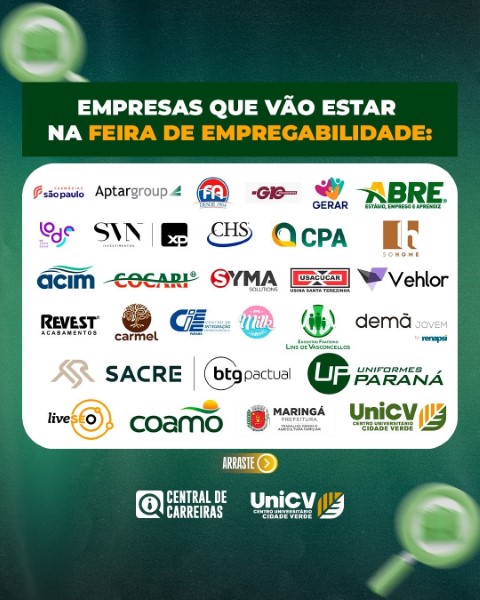 AGRO: Coamo participa da Feira de Empregabilidade da UniCV