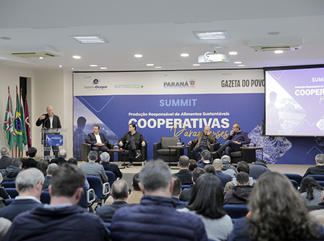 SUMMIT: Ocepar promove debate sobre produção sustentável de alimentos no cooperativismo