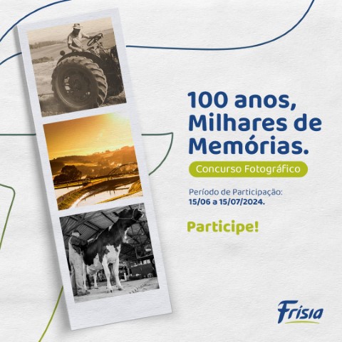 AGRO: Frísia lança concurso fotográfico para celebrar seu centenário