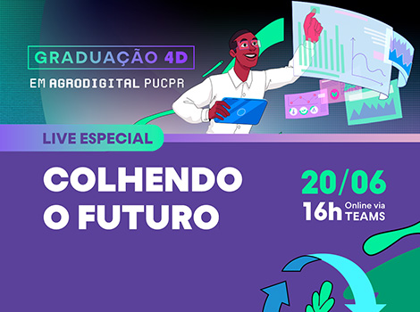FORMAÇÃO: Inteligência artificial e a revolução na agricultura é tema de live nesta quinta; evento vai tratar também sobre a graduação 4D em Agrodigital