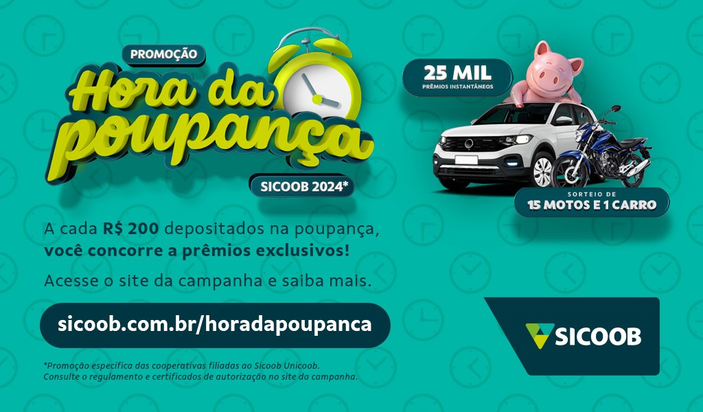 CRÉDITO: 68% da população investe em poupança 