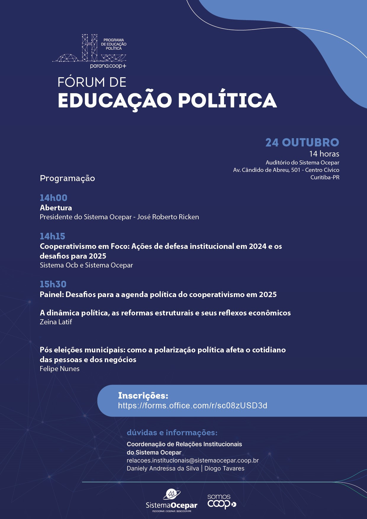 educacao politica folder 14 10 2024