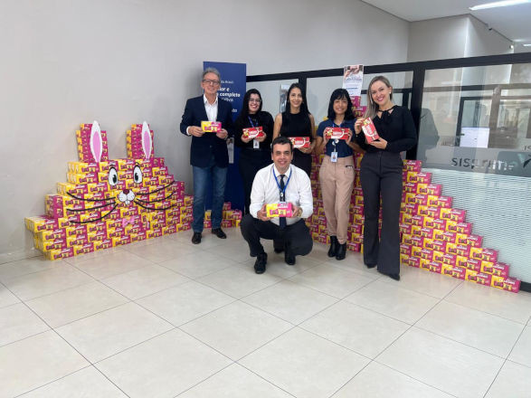 Campanha Páscoa Solidária da Sisprime beneficia 60 entidades em 36 municípios